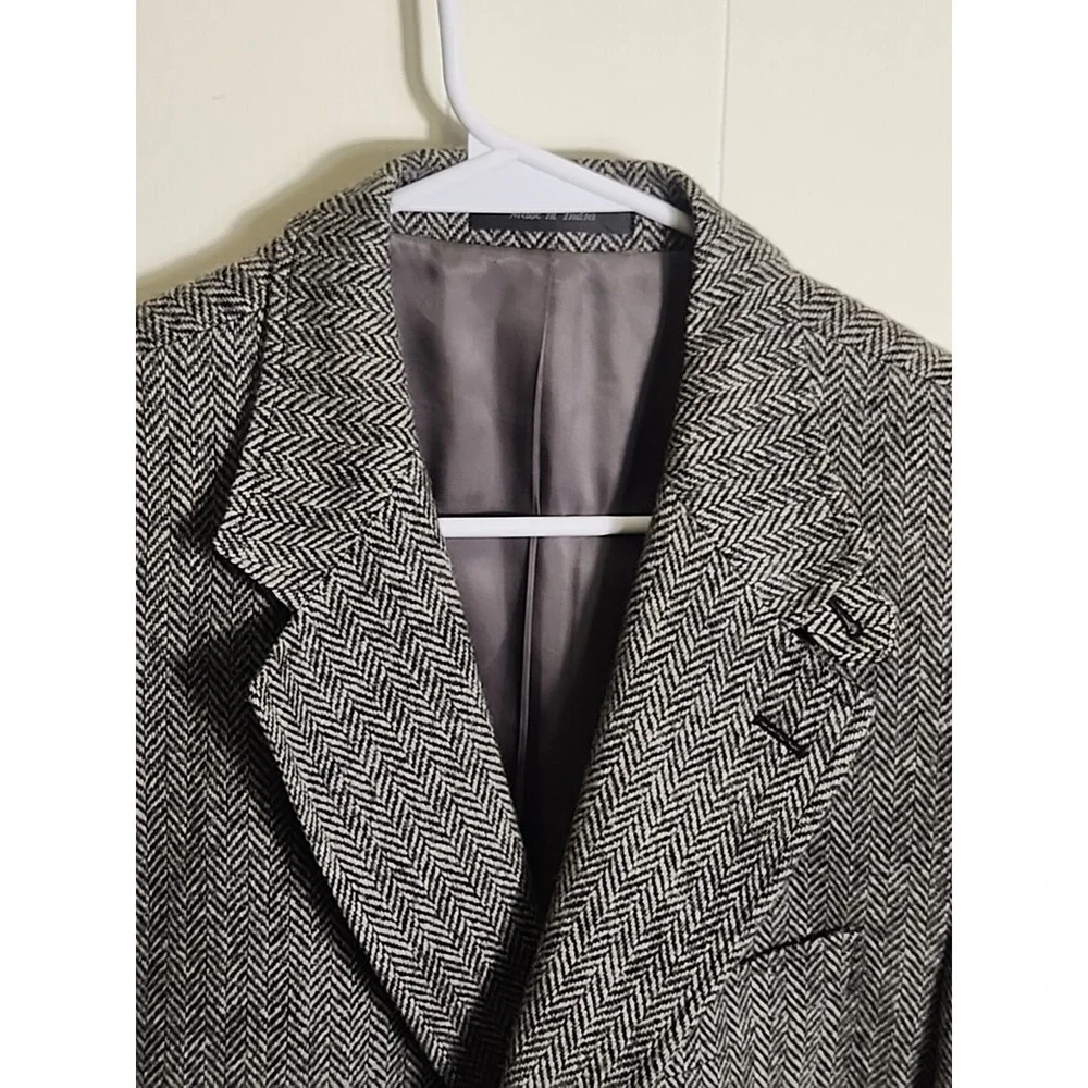 Vintage Lauren Ralph Lauren Blazer Herringbone 42 L 2 Button